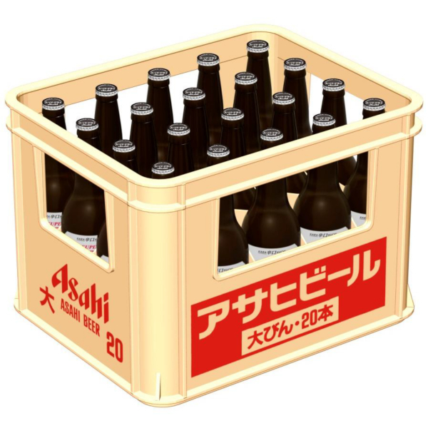 アサヒ　スーパードライ　瓶ビール　633ml　大瓶　19本 ケース付き アサヒ スーパードライ大瓶633ml20本入［瓶・ケース保証代込][の