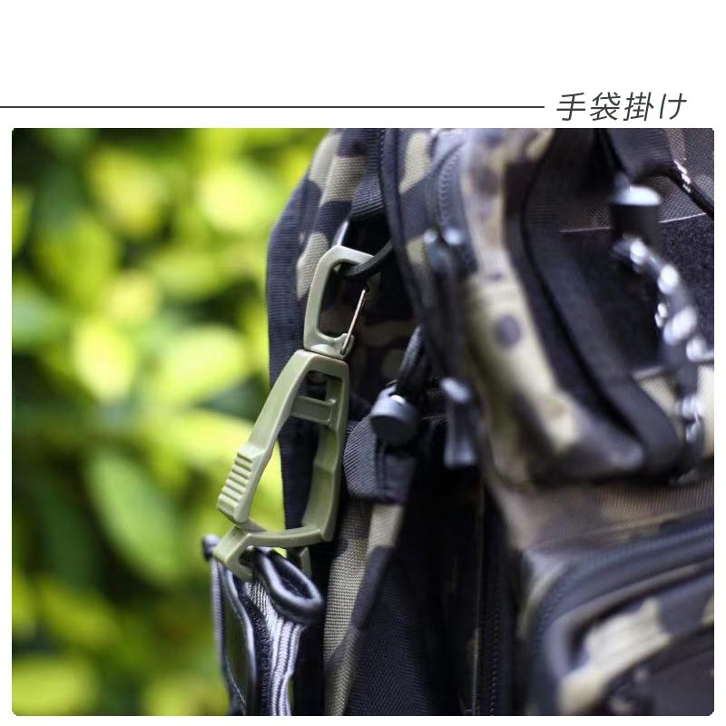 カラビナ 手袋ホルダー 付 グローブ グローブクリップ 手袋クリップ