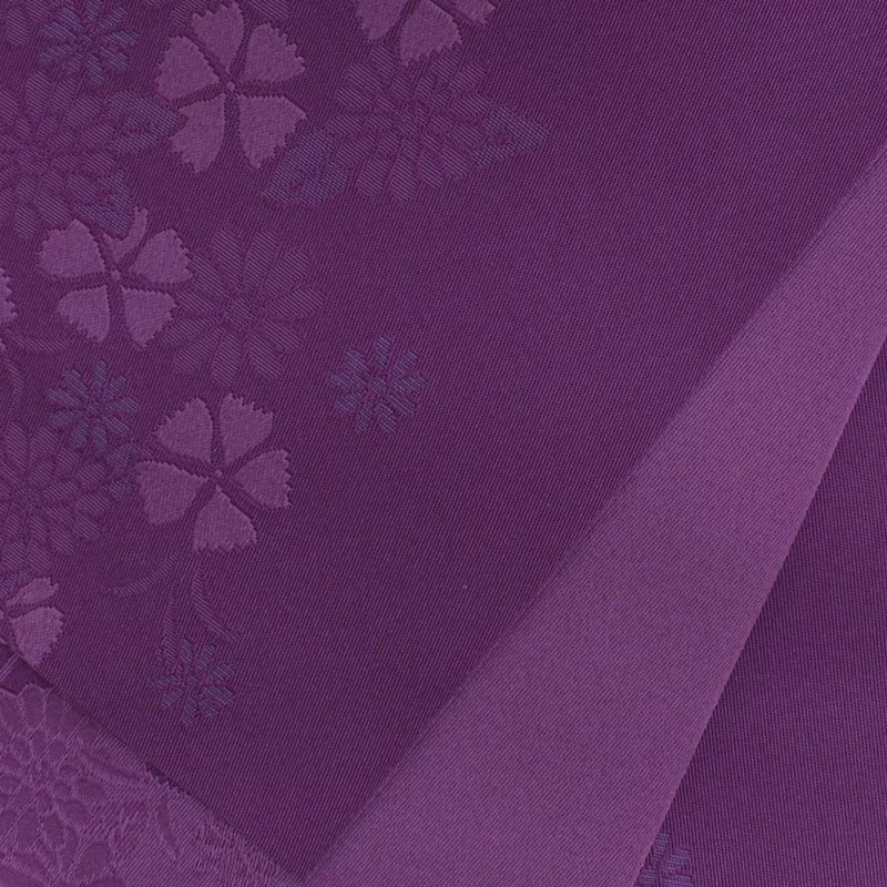 半幅帯 レディース 日本製 浴衣帯 単衣 ひとえ 紫 ラベンダー 袴 卒業式 浴衣 和装小物 ポリエ...