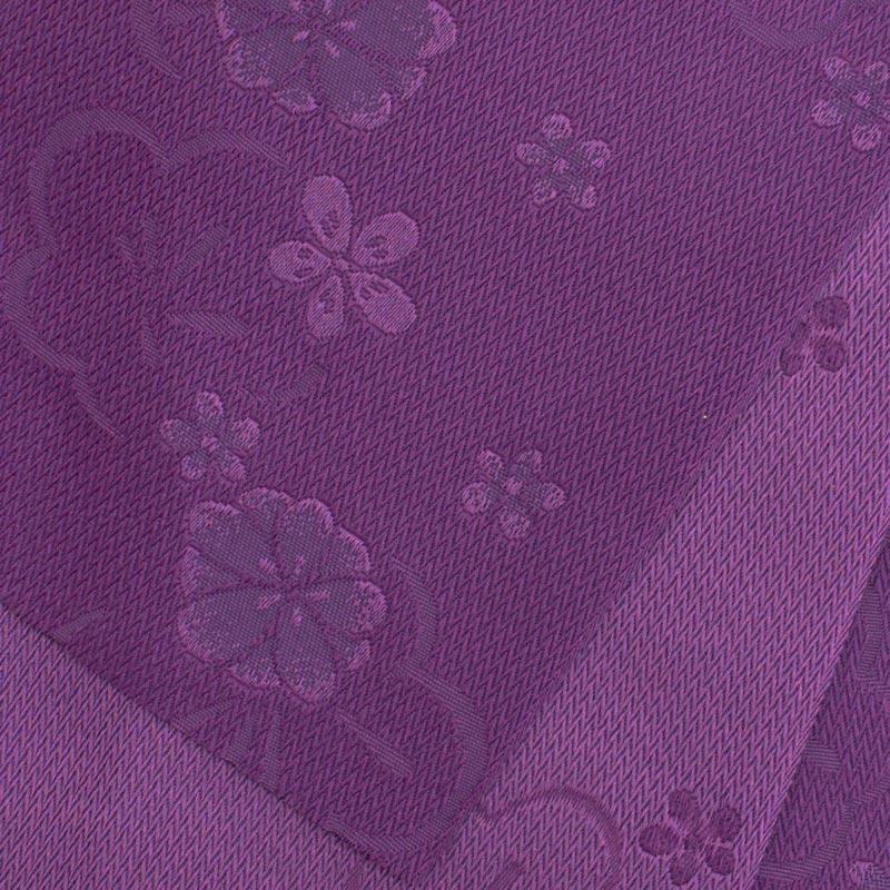 半幅帯 レディース 日本製  浴衣帯 単衣 ひとえ 紫 パープル ラベンダー 袴 卒業式 浴衣 ゆかた 和装小物 ポリエステルN0114｜kyuzen｜08