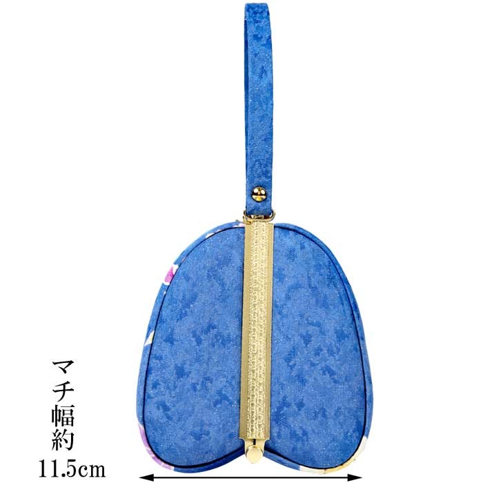 在庫処分】草履バッグセット 振袖用 青水色 花柄 古典 フリーサイズ