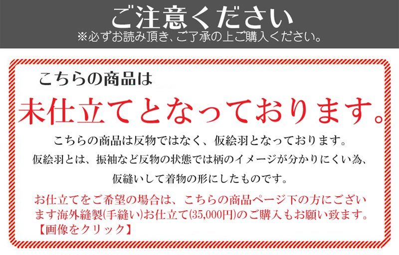 在庫処分】振袖 販売 未仕立て ド派手 アゲハ風 着物 絵羽柄 赤