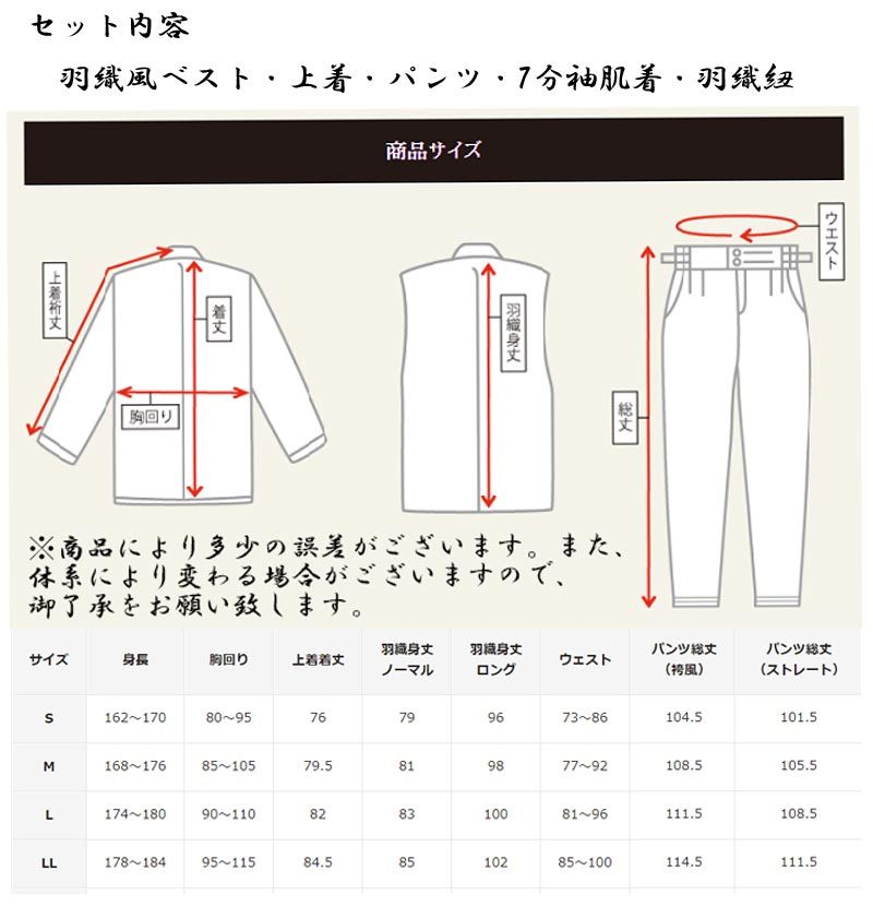 着物スーツ メンズ 一杢 門 高級 5点セット 羽織紐 襦袢風肌着