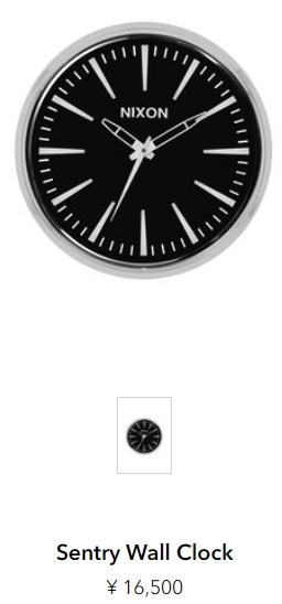 NIXON ニクソン 掛け時計 おしゃれ 音がしない ブランド 掛時計 Sentry