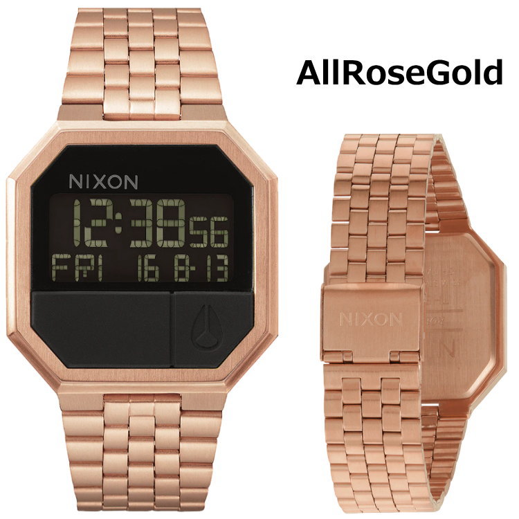 NIXON ニクソン 腕時計 メンズ レディース Re-Run リラン 時計 プレゼント ギフト All Gunmetal Blue All Rose  Gold 国内正規品 キャンセル返品交換不可