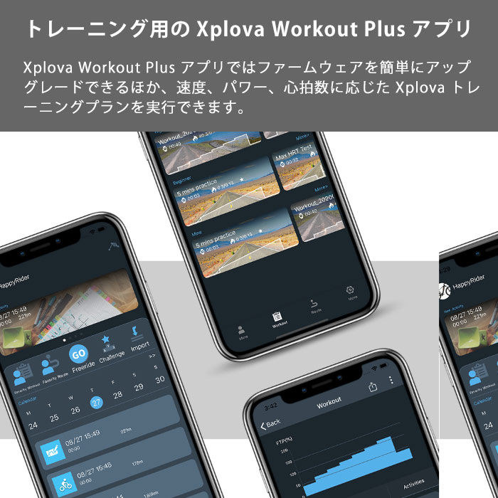 エクスプローバ NOZA V XPLOVA NOZA V 最上位機種 トレーナー 自転車 ノザ ブイ スマートトレーナー acer 自動負荷機能 Zwift対応｜kyuzo-shop｜10