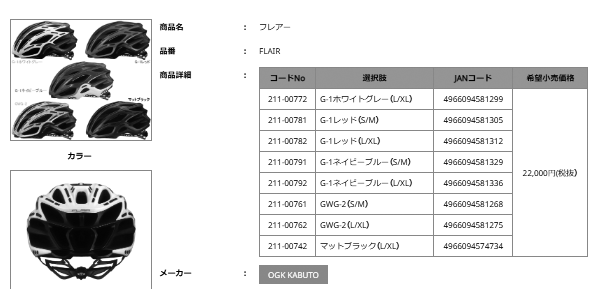 低価お得 FLAIR フレアー (GWG-2(S/M)) 211-00761 ヒットライン - 通販