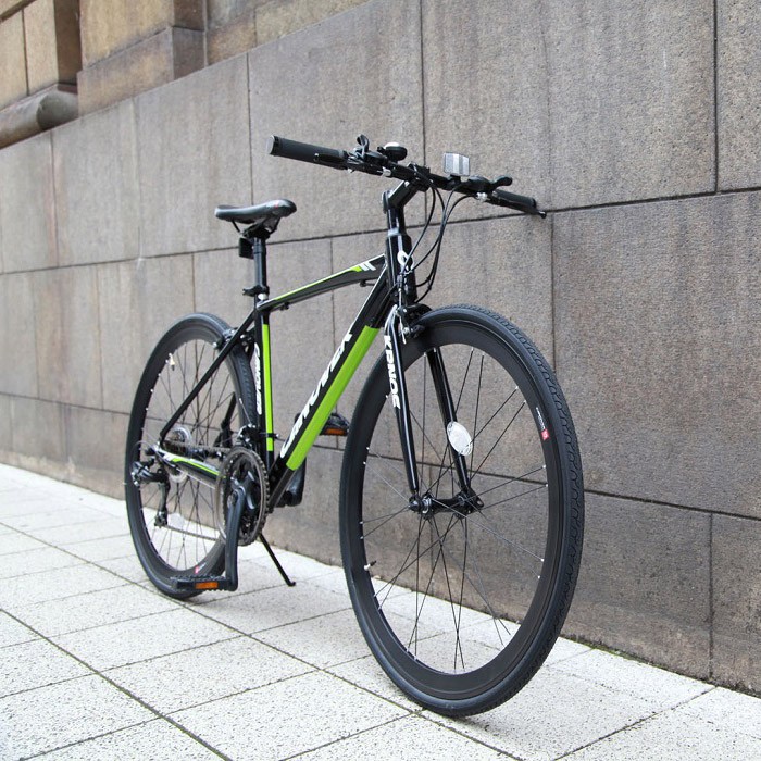 CANOVER クロスバイク 700C 21段 変速 付き 自転車 本体 カノーバー