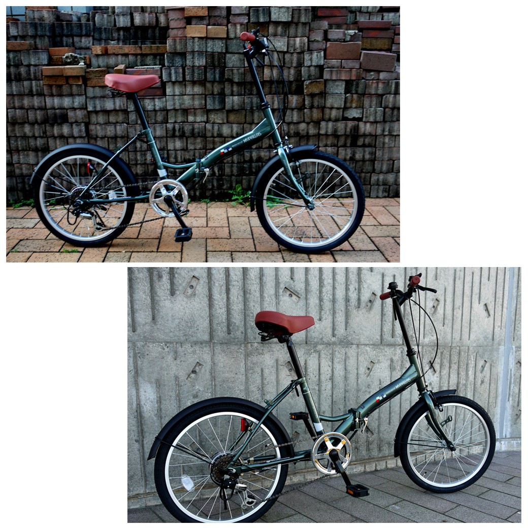折りたたみ自転車 20インチ 6段 変速 付き 自転車 本体 マイパラス
