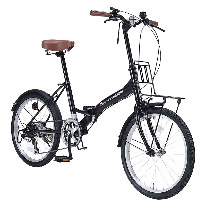 MYPALLAS Mypallas M-205N-W 折りたたみ自転車 20インチ 6段変速 