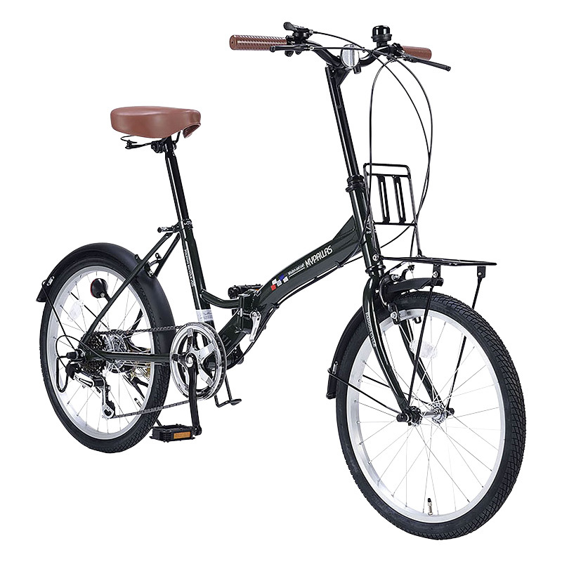 MYPALLAS Mypallas M-205N-W 折りたたみ自転車 20インチ 6段変速 