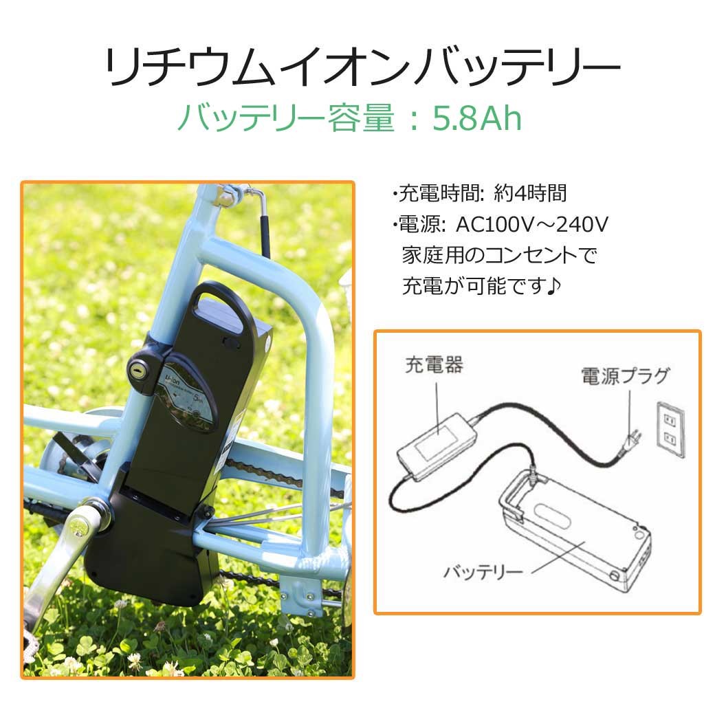 ☆116 ミムゴ 電動アシスト付き三輪自転車 MG-TRM20EB bepn20sb-top.jpg