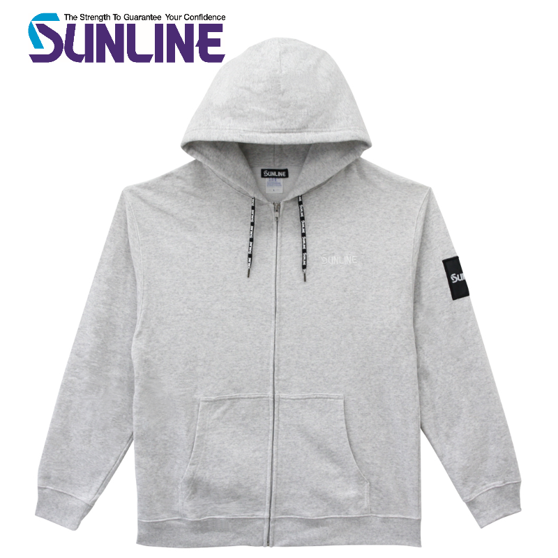 サンライン（SUNLINE） フルジップパイルパーカー M L LL ブラック