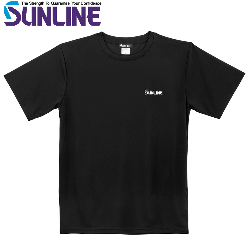 サンライン（SUNLINE） シルキー ドライTシャツ SUW-15602DT ブラック