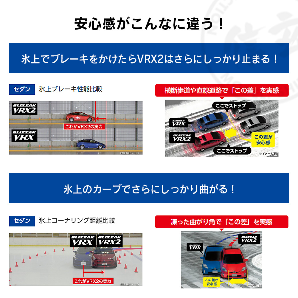 BRIDGESTONE ブリヂストン BLIZZAK VRX2 155/65R14 スタッドレス 冬 タイヤ 2本セット 法人様専用 | ブリザック | 02