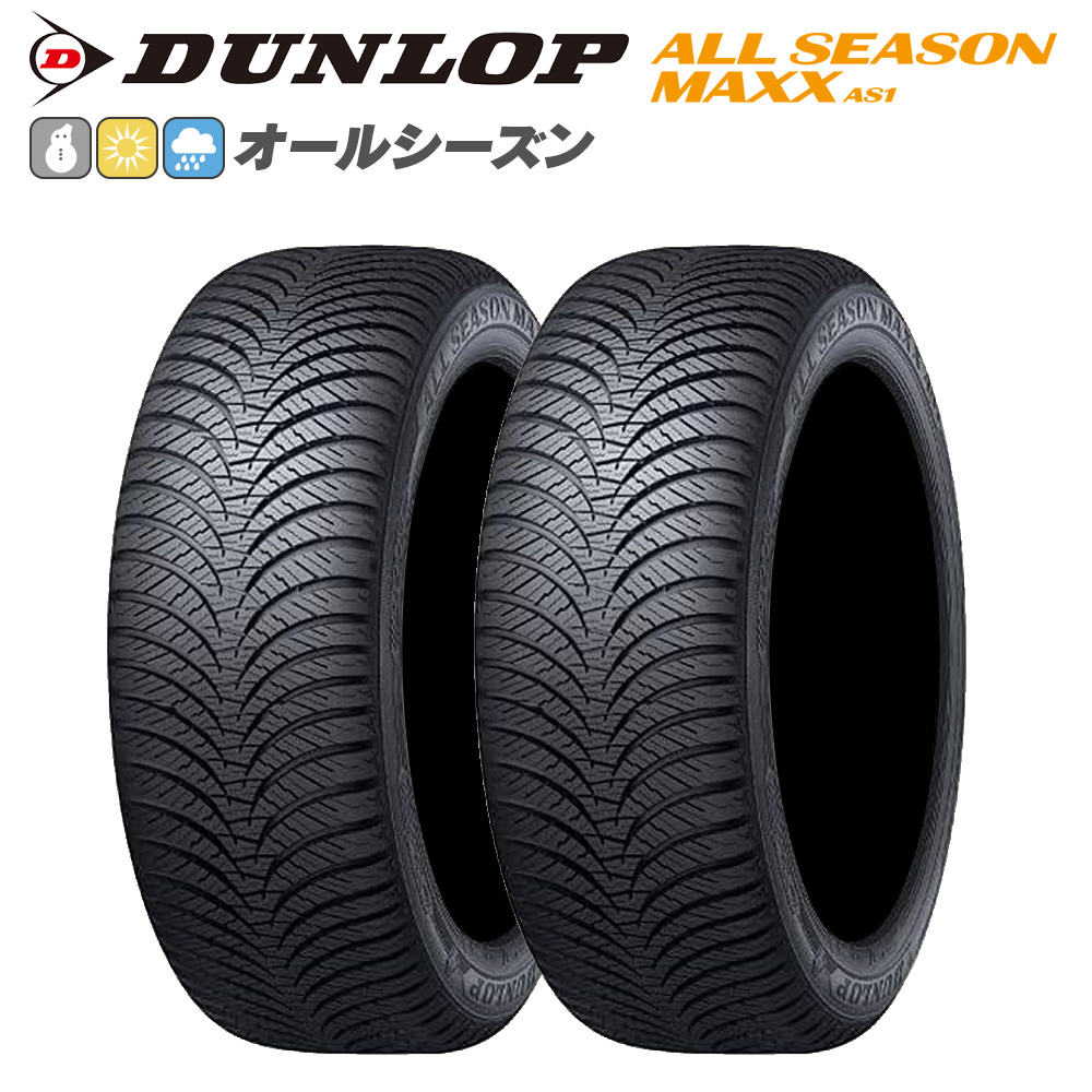 DUNLOP ダンロップ ALL SEASON MAXX AS1 205/60R16 96Q 荷重能力強化タイプ(XL) 乗用車用  チューブタイプ(TT) オールシーズンタイヤ 2本セット 法人様専用 : d-as1-2056016-xltt-2 : ライトコレクション - 通販  - Yahoo!ショッピング