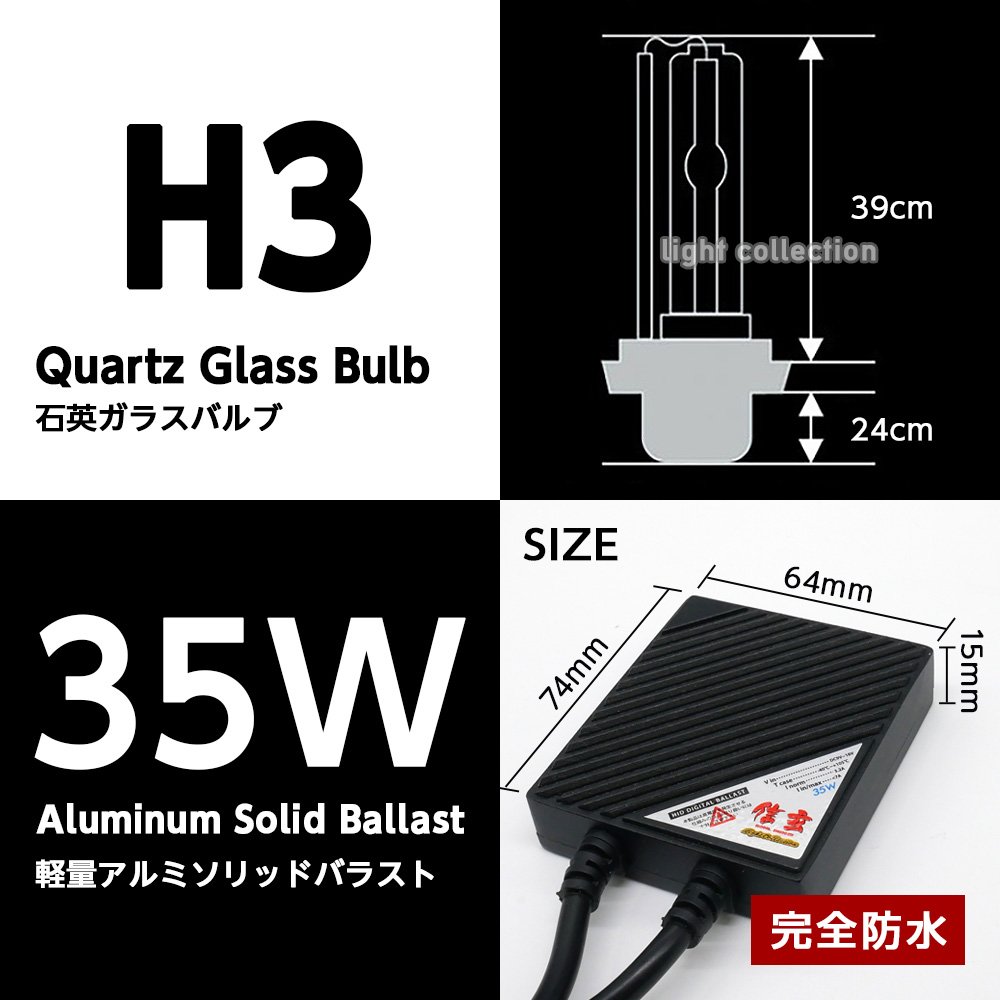 信玄 限定5%OFFcp R1に適合 HIDキット H4リレー付 6000K 35W