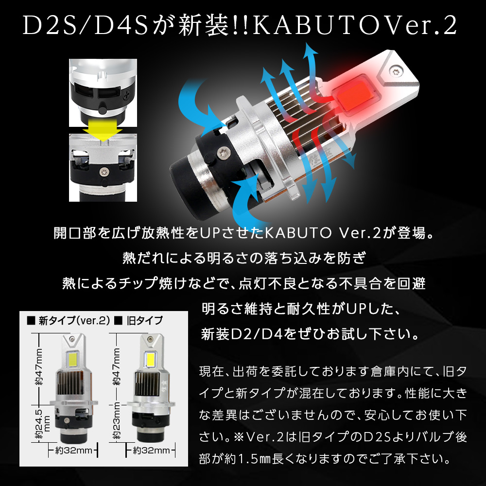 20%OFFcp配布 信玄 兜 純正HID LED化 D1S D2S D2R D3S D4S D4R ポン付け 車検対応 LEDヘッドライト 最大12640lm 1年保証 交換 バルブ 12V KABUTO 純正交換用 関連画像3