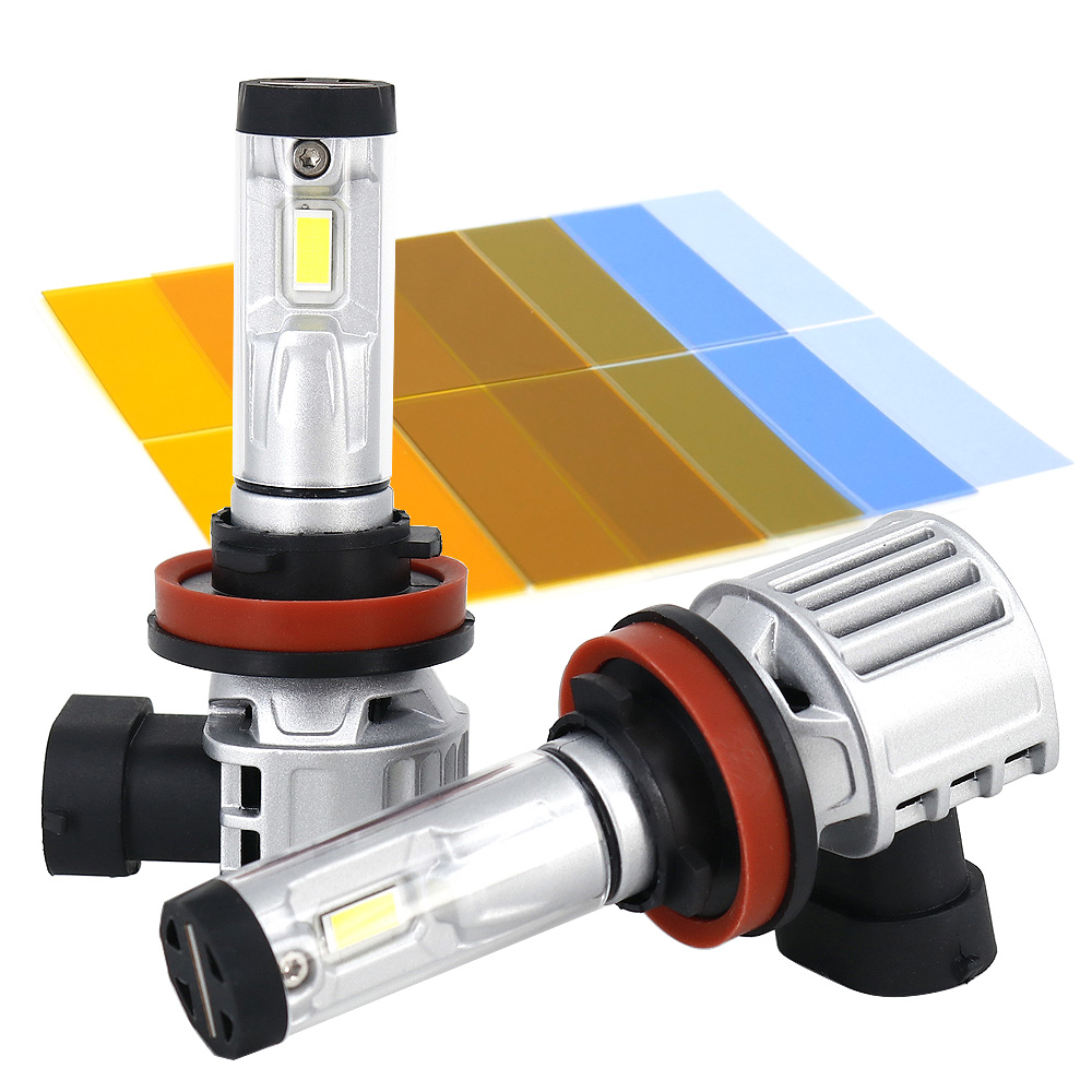 15％OFFcp有  LED ヘッドライト フォグランプ 一体型 ファン付  H7 H8 H9 H11 H16 HB3 HB4 信玄 XRmini 12V フォグに使用なら車検対応 | 信玄 | 02