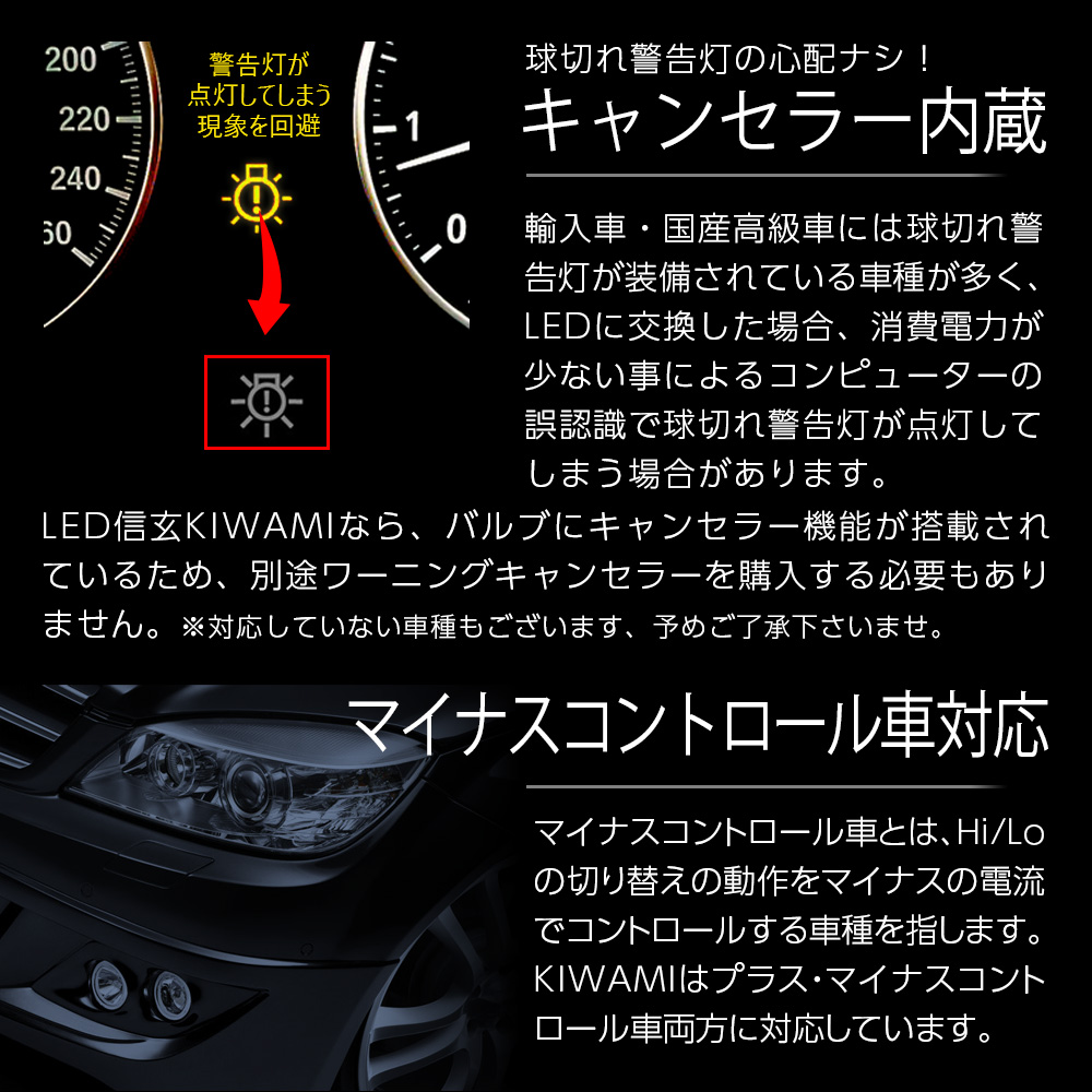 【大好評】純正ハロゲンライトを最新最高級LEDヘッドライトに！ ルークス ML21系 H21.12~H25.3 信玄LED 極 KIWAMI H4 車検対応｜l-c2｜05