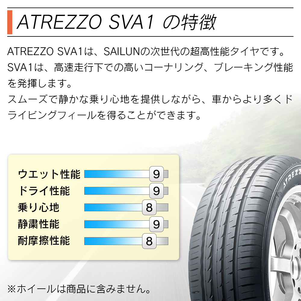 サイルン（SAILUN） ATREZZO SVA1 265/30R19 サマータイヤ 夏 タイヤ 2