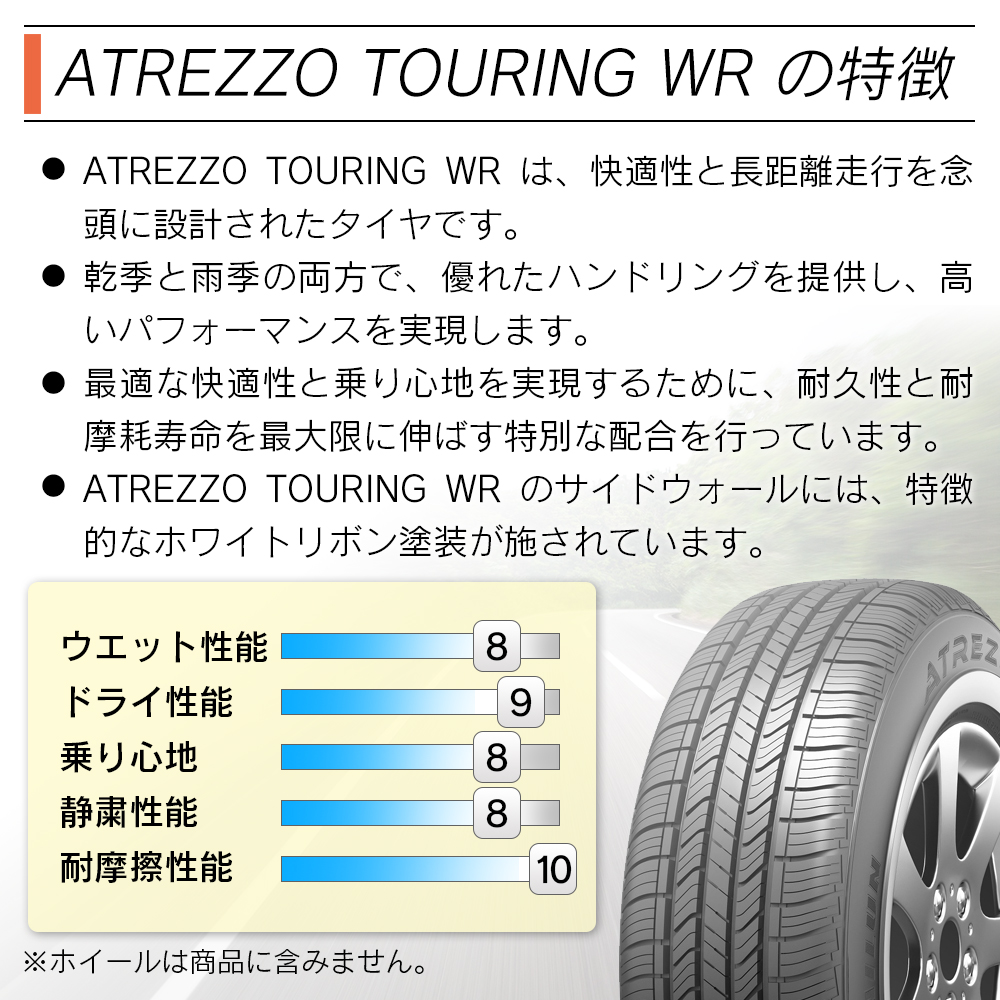 SAILUN サイルン ATREZZO TOURING WR 175/70R13 82T サマータイヤ 夏 タイヤ 4本セット 法人様限定｜l-c2｜02