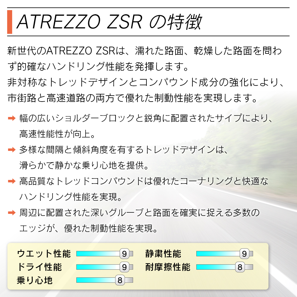 SAILUN サイルン ATREZZO ZSR 215/40R18  サマータイヤ 夏 タイヤ 4本セット 法人様限定｜l-c2｜02