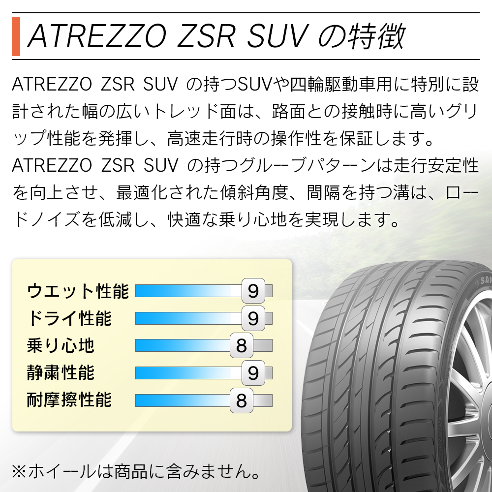 SAILUN サイルン ATREZZO ZSR SUV 315/35R20 サマータイヤ 夏 タイヤ 2本セット 法人様限定 : s zsrsuv 31535r20 2 : ライトコレクション2号店