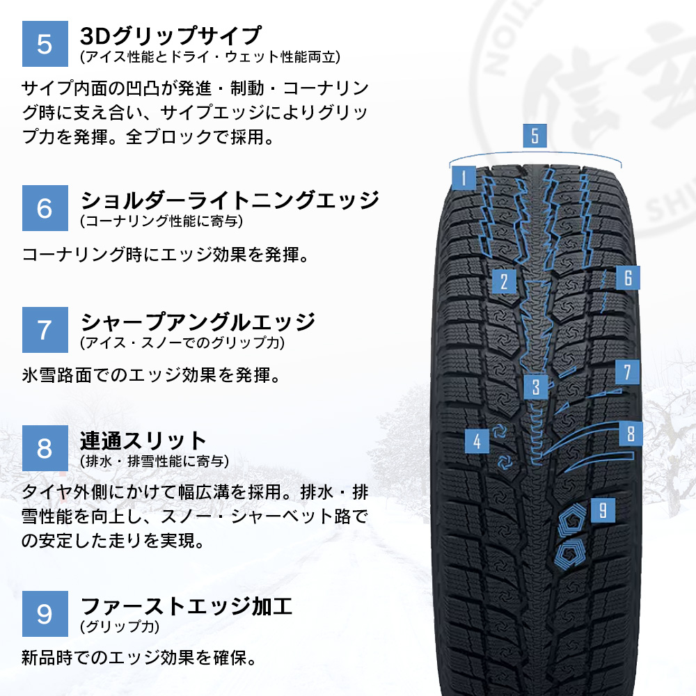 TOYO TIRES 自動車 スタッドレス、冬タイヤ（タイヤ幅サイズ：255ミリ