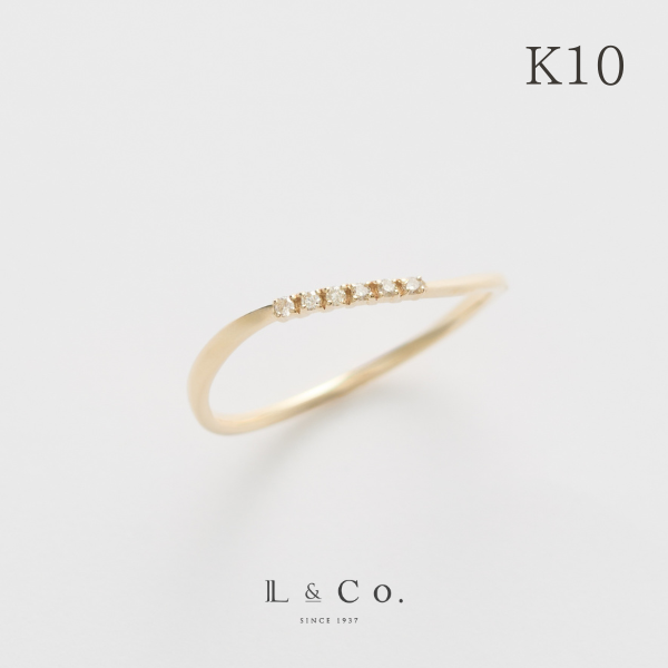 Jewel closet by L&Co. リング ダイヤモンド 0.03ct K10 YG イエロー