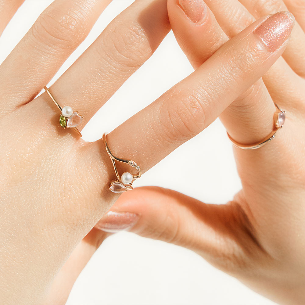 Jewel closet by L&Co. 淡水パール リング 13号 Jewel closet by L&Co. リング レディース 桜 さくら SAKURA SV925 春
