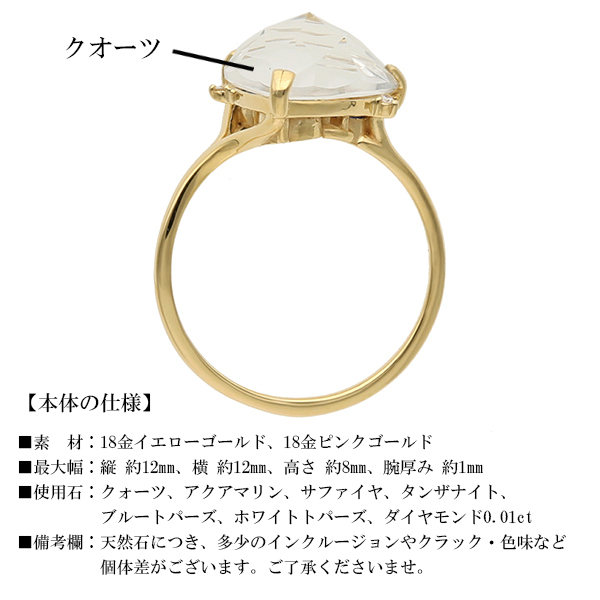 Jewel closet by L&Co. k10 カボション リング 11号