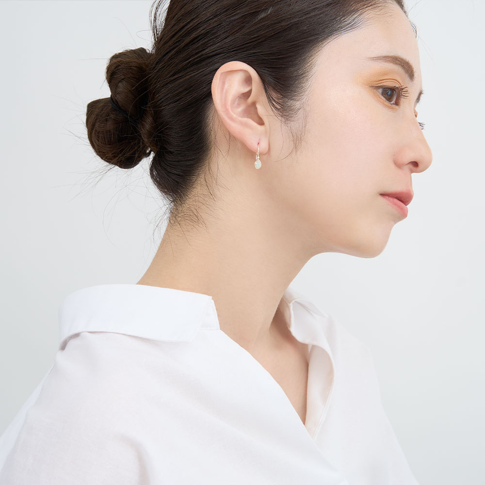 Jewel closet by L&Co. ピアス K10 イエローゴールド オパール