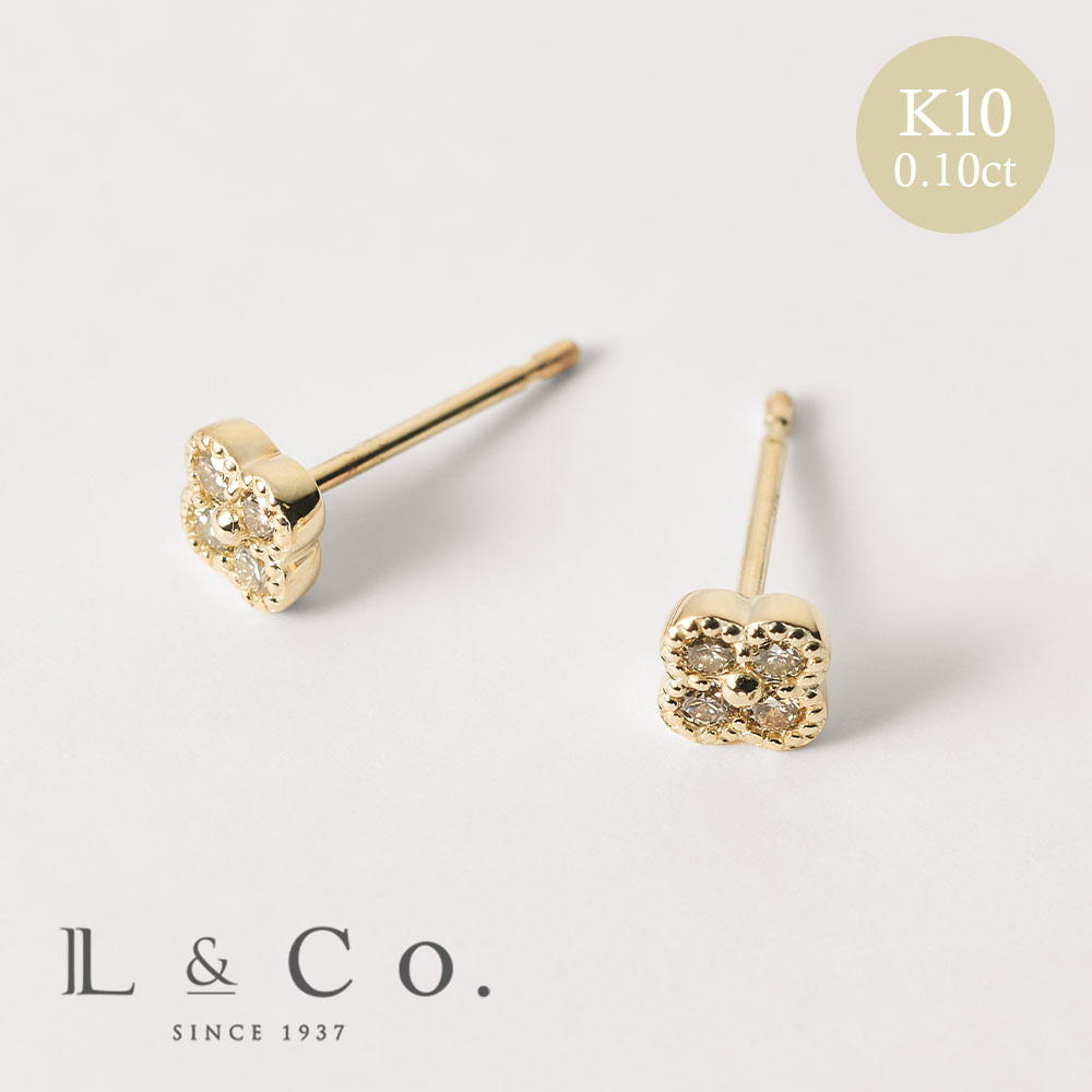 Jewel closet by L&Co. K10 リング レディース ダイヤモンド フラワー