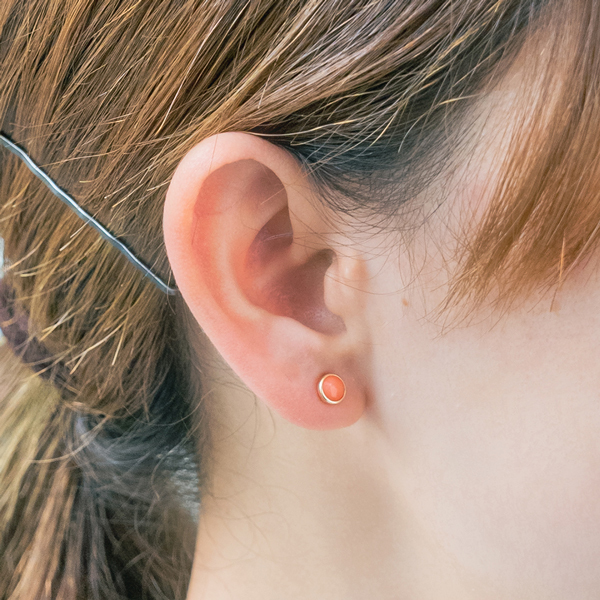 K10 スモーキークォーツピアス - ジュエルはま オンラインショップ