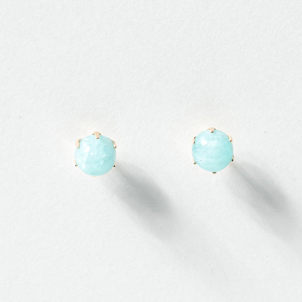 【❄︎ミント❄︎】アマゾナイトのデザインピアス アマゾナイト ピアス（AJVA2434__AZ）｜ピアス｜ヴァンドーム