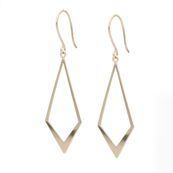 Jewel closet by L&Co. ピアス レディース フック ひし形 ダイヤ
