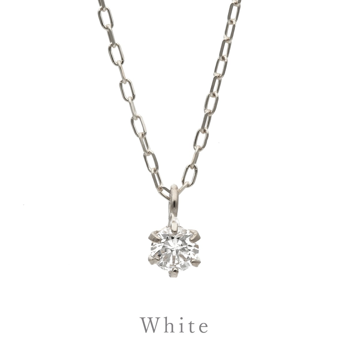 Jewel closet by L&Co. ネックレス レディース ダイヤモンド 0.05ct 
