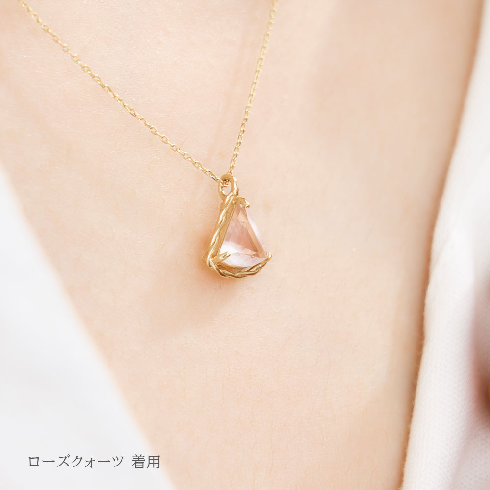 Jewel closet by L&Co. ネックレス K10 和柄 青海波 カラーストーン 10 