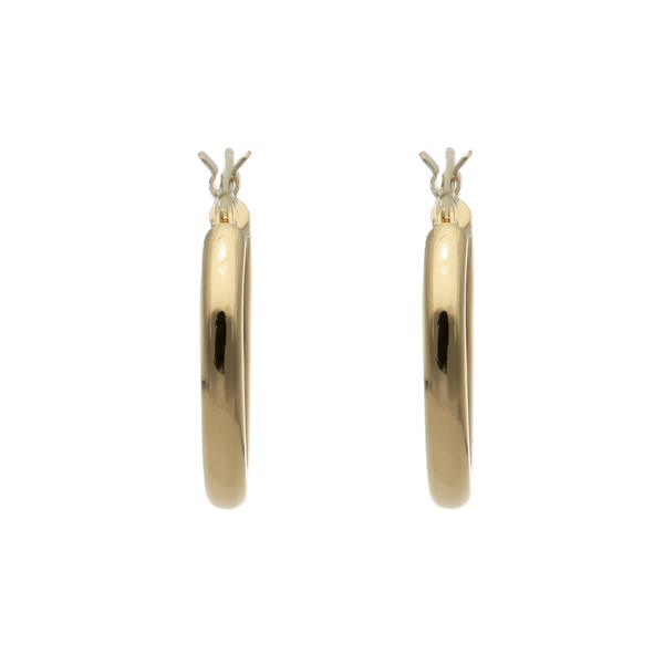 L & Co. ゴールドフープピアス k18 Jewel closet by L&Co. ピアス K18 フープ レディース