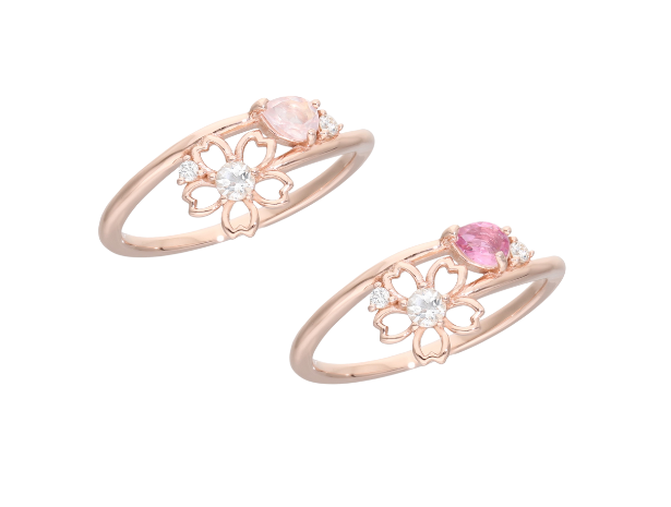 桜 さくら 指輪 リング レディース シルバー SV925 ピンクゴールド仕上げ 可愛い L&Co.（エルアンドコー）人気 女性 嫁 彼女 記念日 2023