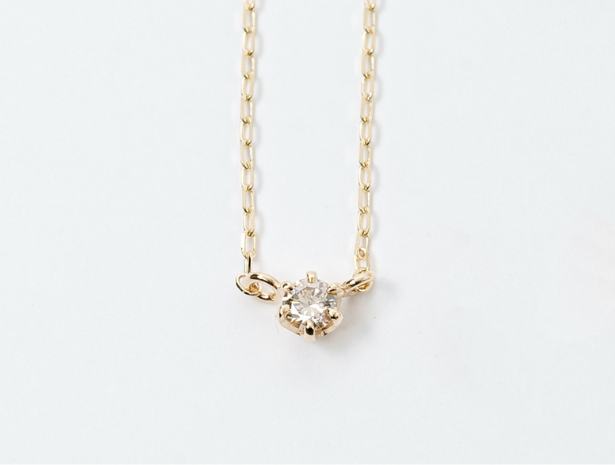 ネックレス レディース ダイヤモンド 0.05ct K10 10金 記念日 彼女 妻 プレゼント ギフト ダイヤネックレス 人気アイテム L&Co.（エルアンドコー）