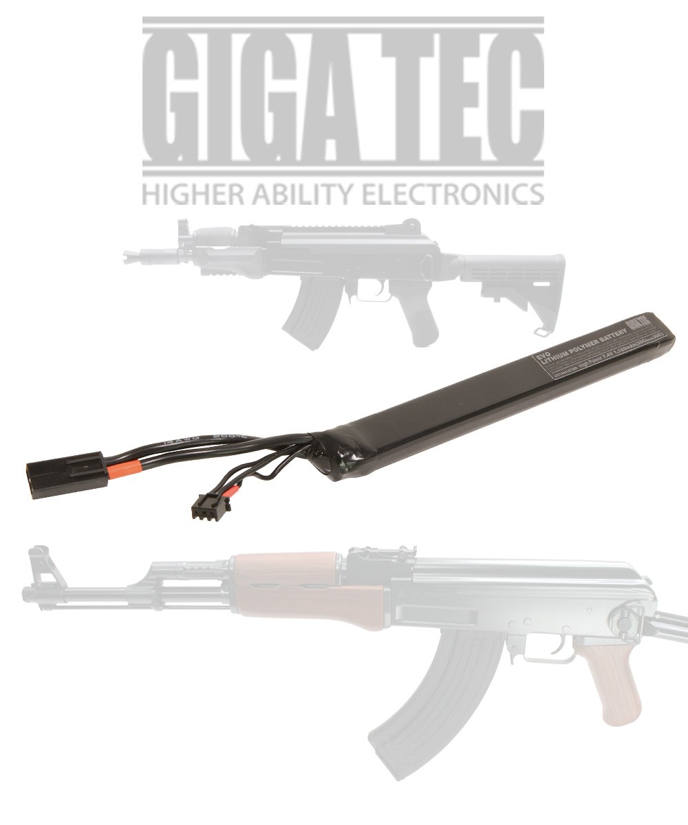 LayLax GIGA TEC(ギガテック)EVOリポバッテリー7.4v 1100mAh AK