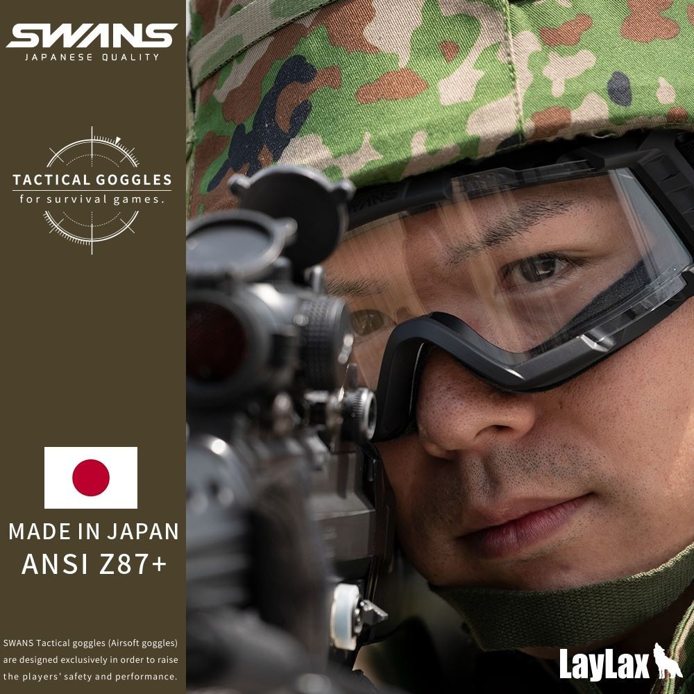 LayLax SWANS(スワンズ) タクティカルゴーグル SG-2280用スペア