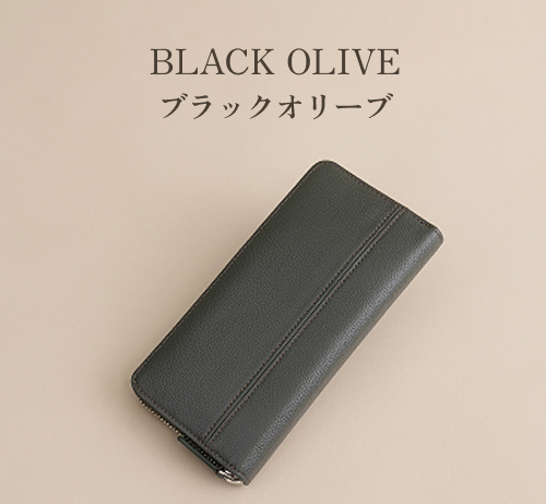 LIB] ラウンドファスナー長財布 本革 撥水 オリジナルレザー メンズ 