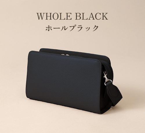 LIB]ボックスショルダーバッグ 本革 撥水 オリジナルレザー メンズ