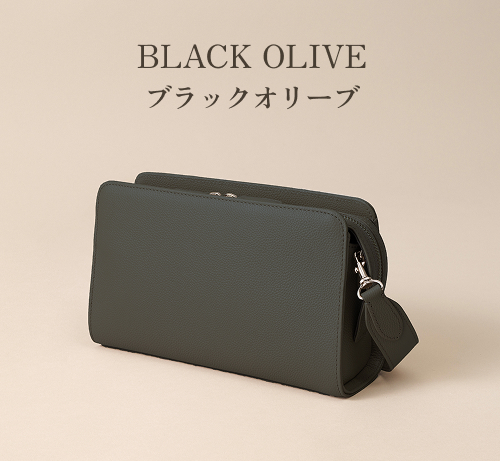 LIB]ボックスショルダーバッグ 本革 撥水 オリジナルレザー メンズ