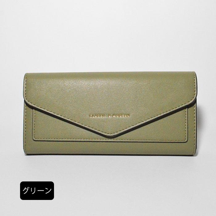 財布 レディース 長財布 レター型 シンプル｜l-mow｜03