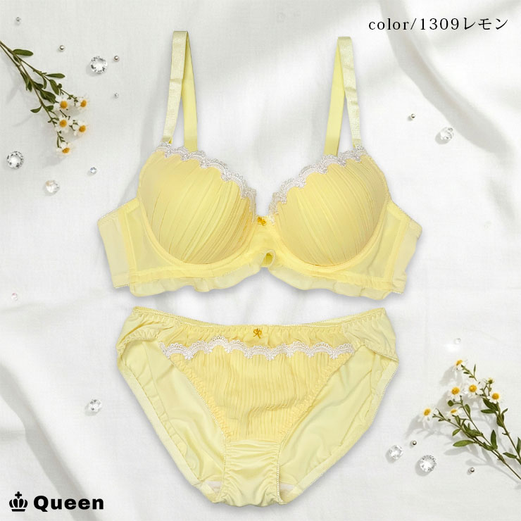 大きいサイズ ブラジャー ショーツセット レディース 下着 H70 H75 H80