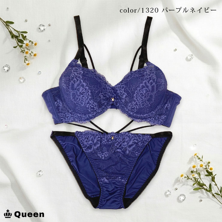 大きいサイズ ブラジャー ショーツセット レディース 下着 E80 E85 E90